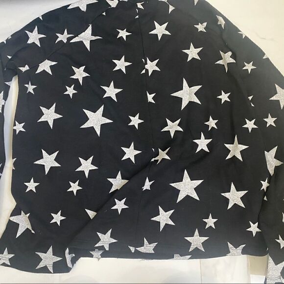 [theo & spence] star sweatshirt EUC black and white #1 - Picture 4 of 6